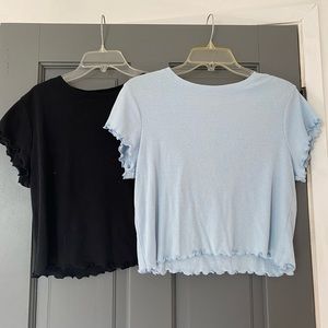 BP XL Blue and Black Baby Tee